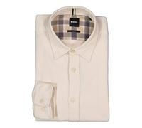 BOSS Black Hemden Herren Slim Fit Langarm Flanell beige, M