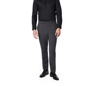 BOSS Black Hose Herren Slim Fit Schurwoll-Stretch grau, 48