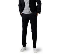 BOSS Herren H-Genius-B1 Slim-Fit Hose aus Schurwoll-Serge Dunkelblau 50