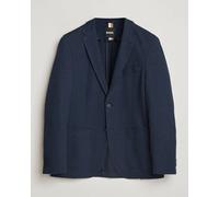 BOSS BLACK Jaye Jersey Herringbone Blazer Dark Blue Blau 50