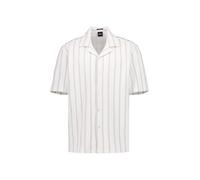 BOSS Black Kurzarmhemd Herren Comfort Fit Kurzarm Jersey beige, S