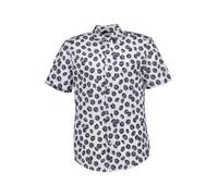 BOSS Black Kurzarmhemd Herren Slim Fit Kurzarm Baumwoll-Jersey blau, 3XL