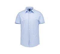 BOSS Black Kurzarmhemd Herren Slim Fit Kurzarm Kent blau, 42