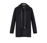 BOSS Herren Wollmantel COXTAN, schwarz, Gr. 54