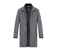 BOSS Black Mäntel Herren Stehkragen Wolle grau, 50 (M)