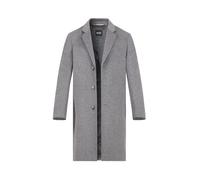 BOSS Black Mantel Herren Reverskragen Wolle grau, 54 (XL)