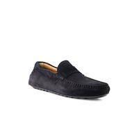BOSS Black Mokassins Herren Veloursleder blau, 42 (8)