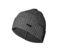 BOSS Gerippte Mütze aus Schurwolle - Style Fati, 50495306 Grau ONESI