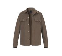 BOSS Black Overshirt Herren Baumwoll-Stretch braun, 52 (L)