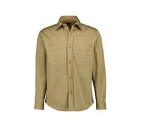 BOSS Black Overshirt Herren Langarm Baumwolle braun, L