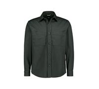 BOSS Black Overshirt Herren Langarm Baumwolle schwarz, S