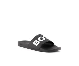 BOSS Black Pantoletten Herren Gummi schwarz, 44 (9.5)