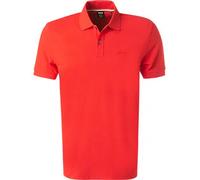 BOSS Black Polo-Shirt Herren Slim Fit Kurzarm Baumwoll-Piqué rot, XL