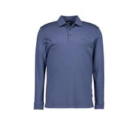 BOSS Black Polo-Shirt Herren Slim Fit Langarm Baumwoll-Jersey blau, XL