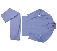 BOSS Black Pyjama Herren Baumwolle blau, XL