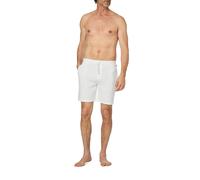 BOSS Pyjama-Shorts mit Waffelstruktur und Logo-Stickerei - Style Waffle Shorts, 50535884 Weiß L