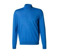 BOSS Black Rollkragenpullover Herren Slim Fit Schurwolle blau, XXL