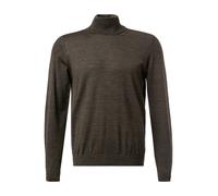 BOSS Black Rollkragenpullover Herren Slim Fit Schurwolle braun, 3XL