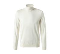 BOSS Black Rollkragenpullover Herren Slim Fit Schurwolle weiß, XXL