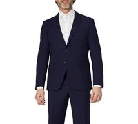BOSS Black Sakko Herren Slim Fit Schurwolle blau, 26