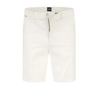 BOSS Black Shorts Herren Regular Fit Baumwoll-Stretch weiß, 34