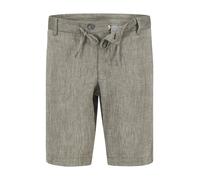 BOSS Black Shorts Herren Regular Fit Leinen grün, 48