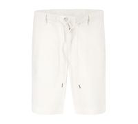 BOSS Black Shorts Herren Regular Fit Leinen weiß, 54