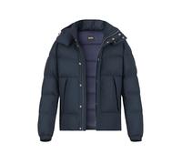 BOSS Black Steppjacke Herren Stehkragen Mikrofaser blau, 50 (M)