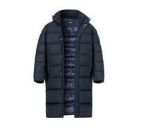 BOSS Black Parka Herren Stehkragen Mikrofaser blau, 50 (M)