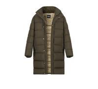 BOSS Black Steppparka Herren Stehkragen Mikrofaser grün, 50 (M)