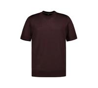 Kurzarmpullover BOSS "Umauro", Damen, Gr. 3XL, schwarz braun207, Strick, Obermaterial: 100% Schurwolle, unifarben, regular fit normal, Rundhals, Rippbündchen, Pullover, aus Merinowolle, regular fit (2