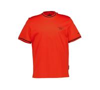 BOSS Porsche x BOSS T-Shirt aus Baumwolle mit feuchtigkeitsregulierendem Finish - Style C-Taut 197_PS, 50543341 Dunkelorange XL