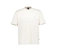 BOSS Black T-Shirt Herren Regular Fit Kurzarm Rundhals Baumwolle weiß, L