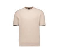 BOSS Black T-Shirt Herren Slim Fit Kurzarm beige, L