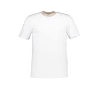 BOSS Black T-Shirt Herren Slim Fit Kurzarm Rundhals Baumwoll-Jersey weiß, M