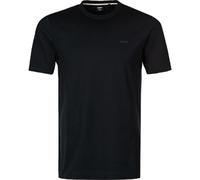 BOSS T-Shirt aus Baumwoll-Jersey mit gummiertem Logo-Print - Style Thompson 01, 50468347 Dunkelblau S