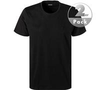 Boss Comfort Kurzarm-t-shirt 2 Einheiten S Black