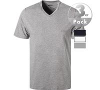 BOSS Dreier-Pack T-Shirts aus Baumwoll-Jersey mit V-Ausschnitt - Style TShirtVN 3P Classic, 50475285 Weiß / Grau / Schwarz S