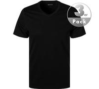 HUGO BOSS Herren T-Shirt Vn 3p Co T-Shirt, New - Black,M