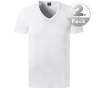 BOSS Herren V-Neck T-Shirt, 2er Pack Modern, White, XL