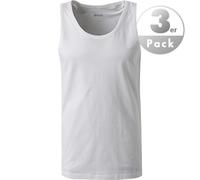 BOSS Black Tank Tops Herren Rundhals Baumwolle weiß, 8 (XXL)