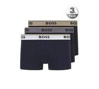 BOSS Dreierpack Boxershorts aus Stretch-Baumwolle mit Logo-Bund - Style Trunk 3P Power, 50554693 Schwarz XL