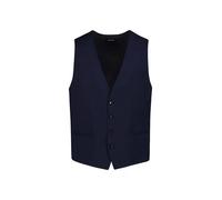 BOSS Black Weste Herren Slim Fit V-Ausschnitt Schurwolle blau, 48