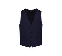 BOSS Black Weste Herren Slim Fit V-Ausschnitt Schurwolle blau, 54