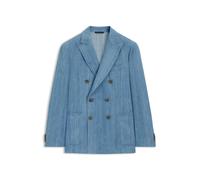 BOSS Blazer aus italienischer Baumwolle mit Spitzrevers - Style C-Hanry-DB-W-263F, 50566773 Hellblau 56