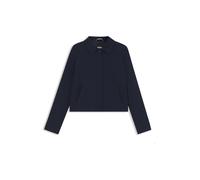 BOSS Regular Fit Kurzblazer aus reiner Viskose Modell 'JANDERA' in Marine, Größe 32