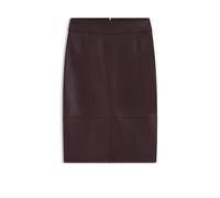 BOSS Bleistiftrock aus Leder mit Bahnen - Style Selrita5, 50460741 Dunkellila 44