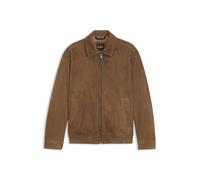 BOSS Blouson aus weichem Veloursleder - Style Josurf, 50556949 Braun 50