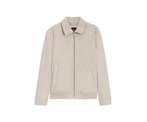 BOSS Blouson aus weichem Veloursleder - Style Josurf, 50556949 Hellgrau 48