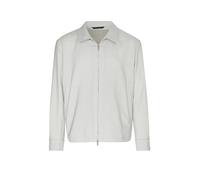 BOSS Relaxed-Fit Jacke aus gemusterter Schurwolle mit Reißverschluss - Style P-Carper-Zip-263F, 50564676 Hellbeige 50